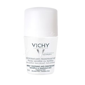 Vichy Deodorant 48 Hour Soothing Anti-Perspirant Roll On -50ml-