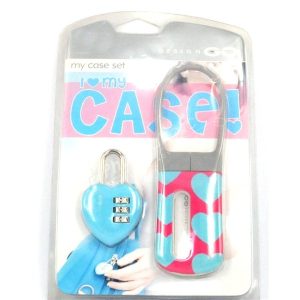 Go Travel Luggage Tag & Lock Set -Blue-