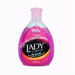 Lady Care Non-Acetone Nail Polish Remover -Flower- -120ml-