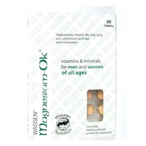 Wassen Magnesium-Ok for Men & Women 30 Tablets