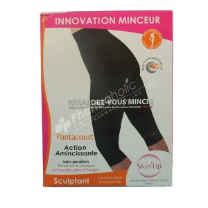 Skin'Up Medium Correction Sculpting High Waist Long Corsair - Black -