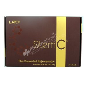 LAC StemC The Powerful Rejuvenator Premium Placenta 400mg -30 Softgels- CASH DOLLARS ONLY