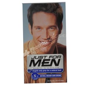 Just For Men Shampoo-In Haircolour Natural Medium-Dark Brown
