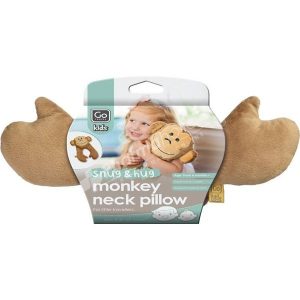 Go Travel Kids Snug & Hug Monkey Neck Pillow