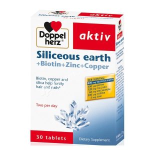 Doppelherz aktiv Siliceous Earth For Skin, Hair, Nails & Connective Tissue 30 tablets