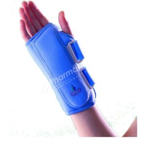 Oppo Universal Wrist Splint Foam 4082 Right Hand -Blue-