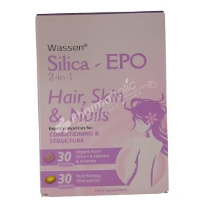 Wassen Silica-Epo 2-in-1 for Hair, Skin & Nails -30 Capsules + 30 Tablets-