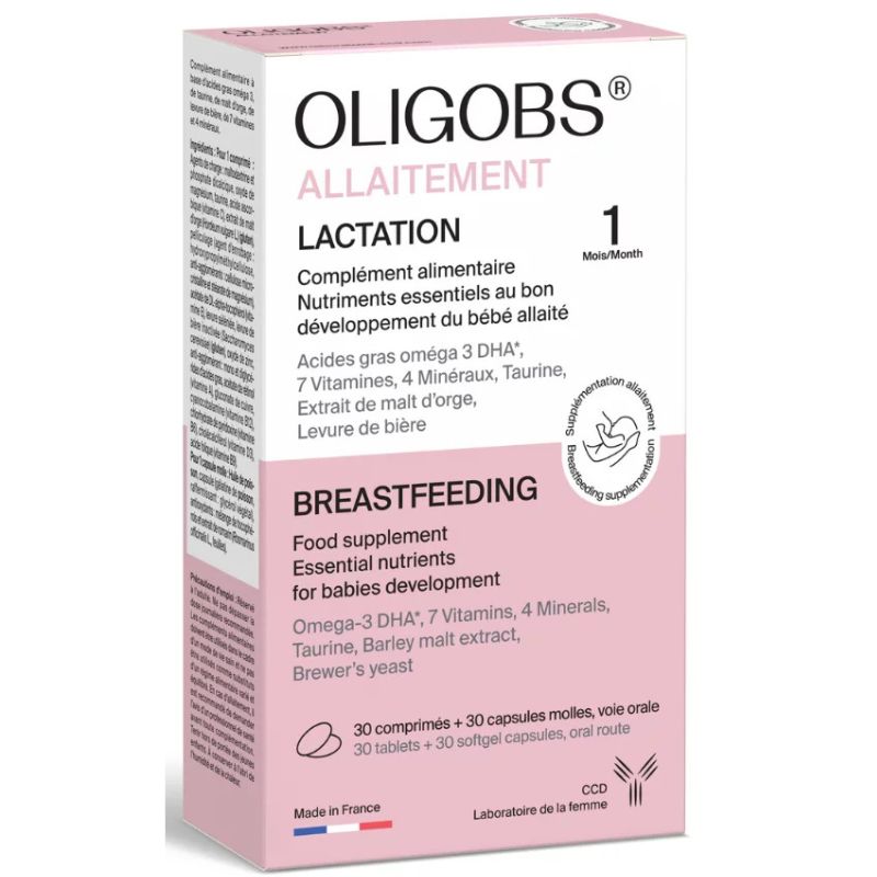 CCD Oligobs Breastfeeding 30 Tablets + 30 Capsules Omega 3