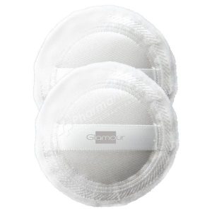 Glamour Institut Teint 2 Rounded Powder Puffs Small Model