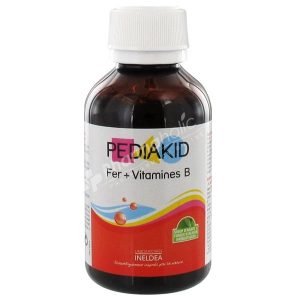 Pediakid Fer+Vitamines B Banana Flavor -125 ml-