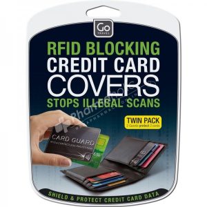 Go Travel RFID Blocking Credit Card Covers -Twin Pack-