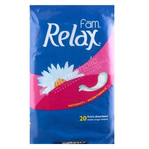 Relax Fam Extra Absorbent Multi-Usage Inserts -20 Pads-