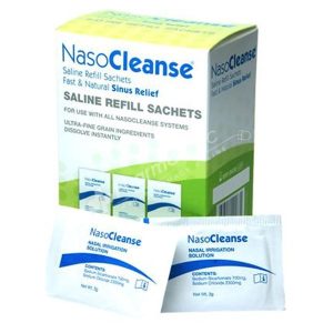 Nasocleanse Saline Refill Sachets Fast & Natural Sinus Relief -50 Sachets-