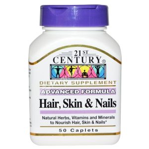 21st Century Advanced Formula Hair, Skin & Nails -50 Caplets-