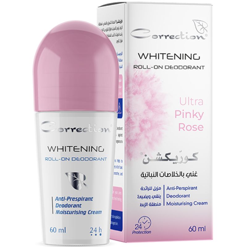 Correction Herbal Actives Whitening Roll-On Deodorant  Ultra Pinky Rose 60ml