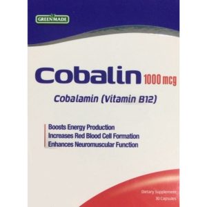 Green Made Cobalin 1000mcg 30 capsules