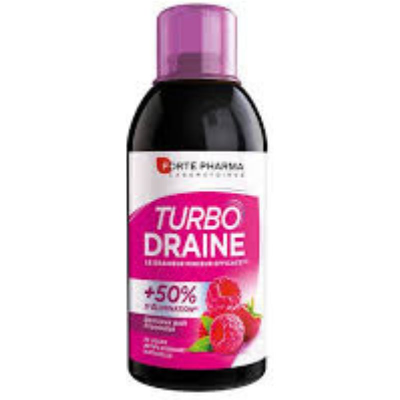 Forte Pharma Turbodraine Drainer Raspberry Flavor 500ml