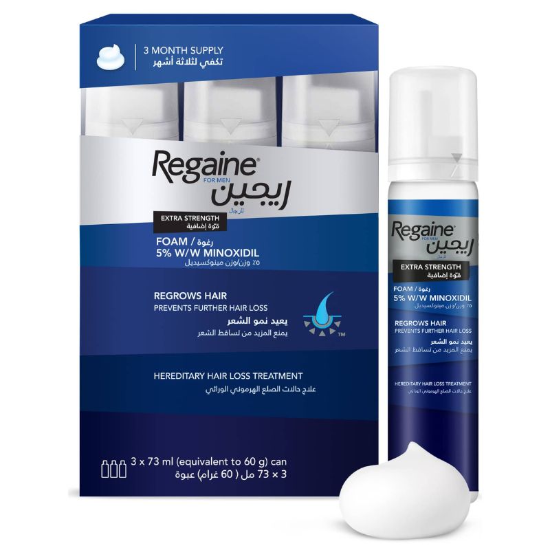 Regaine For Men Minoxidil 5%  3 X 73 ml