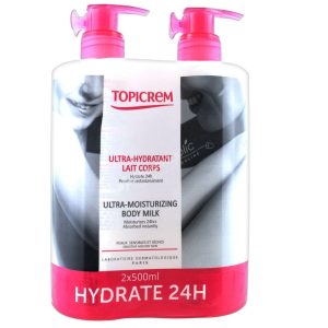 Topicrem Essentials Ultra-Moisturizing Body Milk 2 x 500 ml