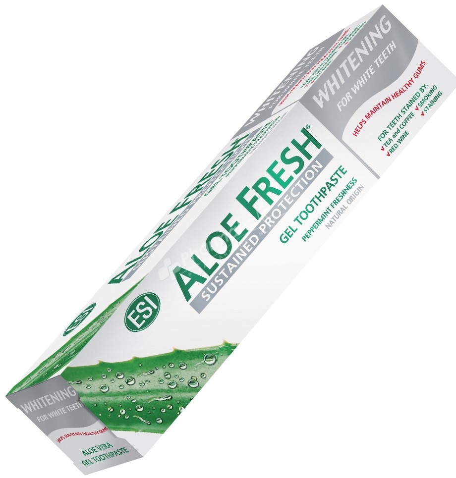 ESI Aloe Fresh Gel Toothpaste Whitening ESI Aloe Fresh Gel Toothpaste Whitening