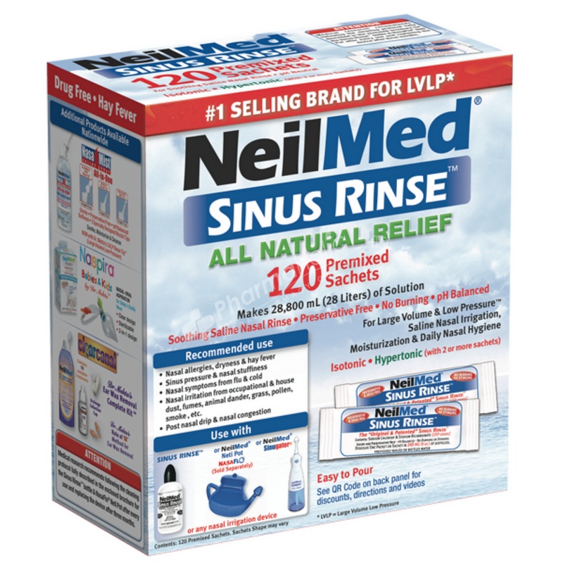 NeilMed Sinus Rinse 120 Premixed Sachets NeilMed Sinus Rinse 120 Premixed Sachets