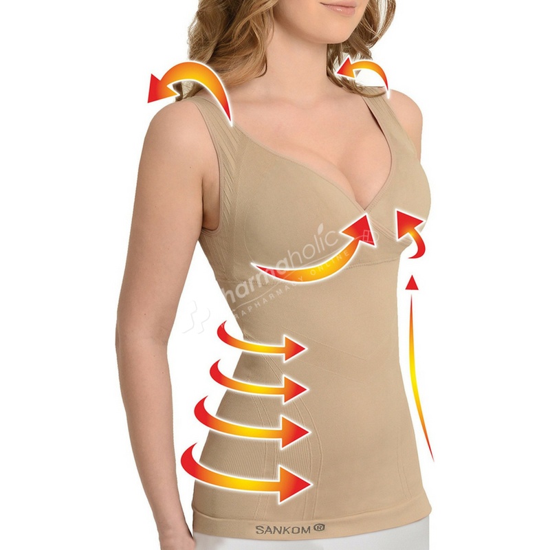 Sankom Vest Shaper Slimming and Posture Classic Beige Sankom Vest Shaper Slimming and Posture Classic Beige