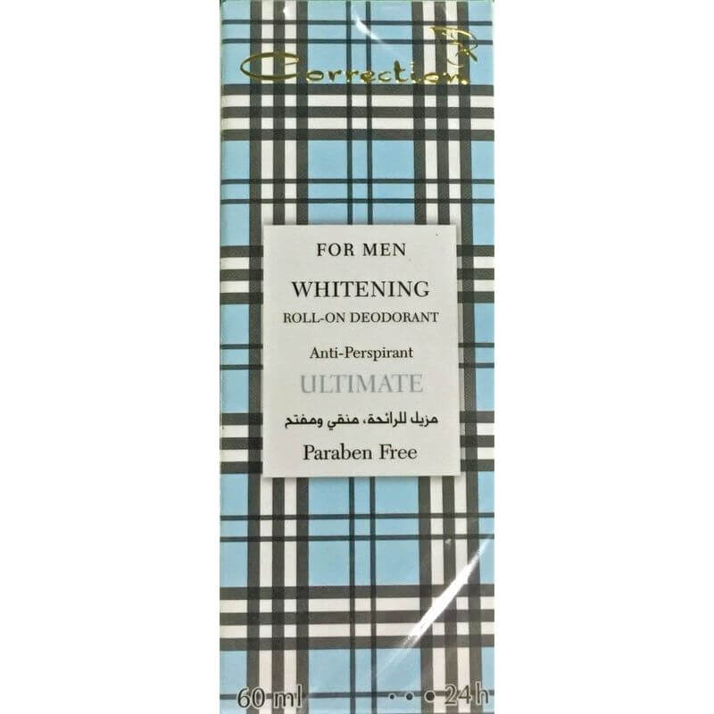 correction-ultimate Correction Whitening Roll-on Deodorant for Men Ultimate