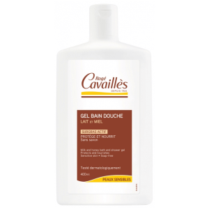 Roge Cavailles Milk and Honey Bath and Shower Gel 400ml