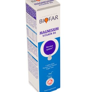 BioFar Magnesium Vitamin B6 20 Effervescent Tablets