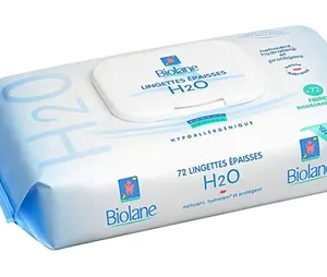 Biolane Thick H2O Baby Wipes 72 Pieces