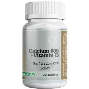 Nutrilabs Calcium 600 + Vitamin D 60 tablets