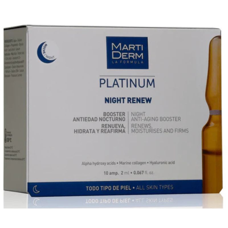 MartiDerm Platinum Night Renew Ampoules