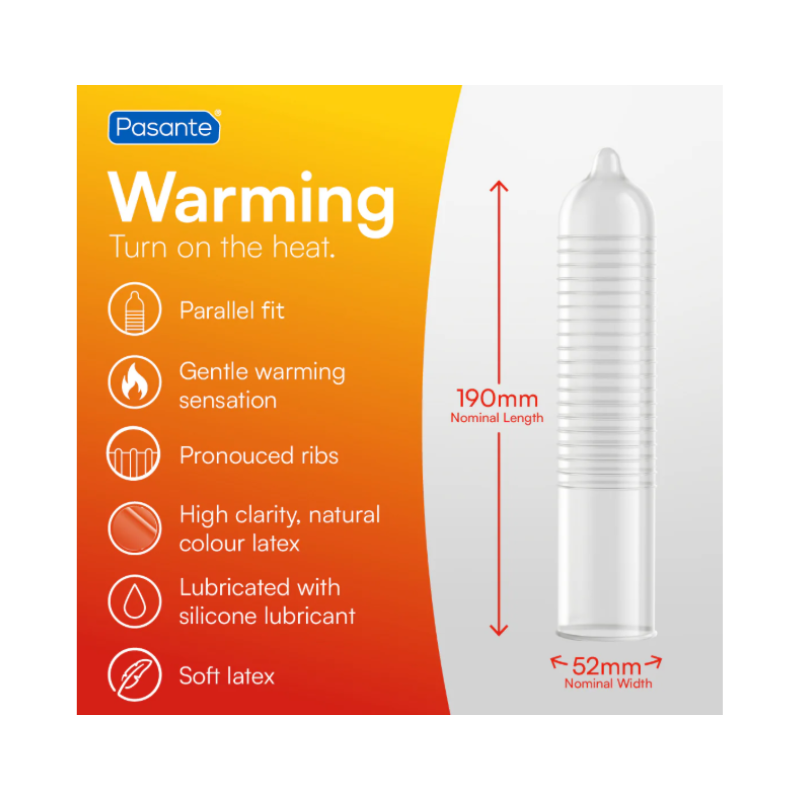 Pasante Warming Condoms